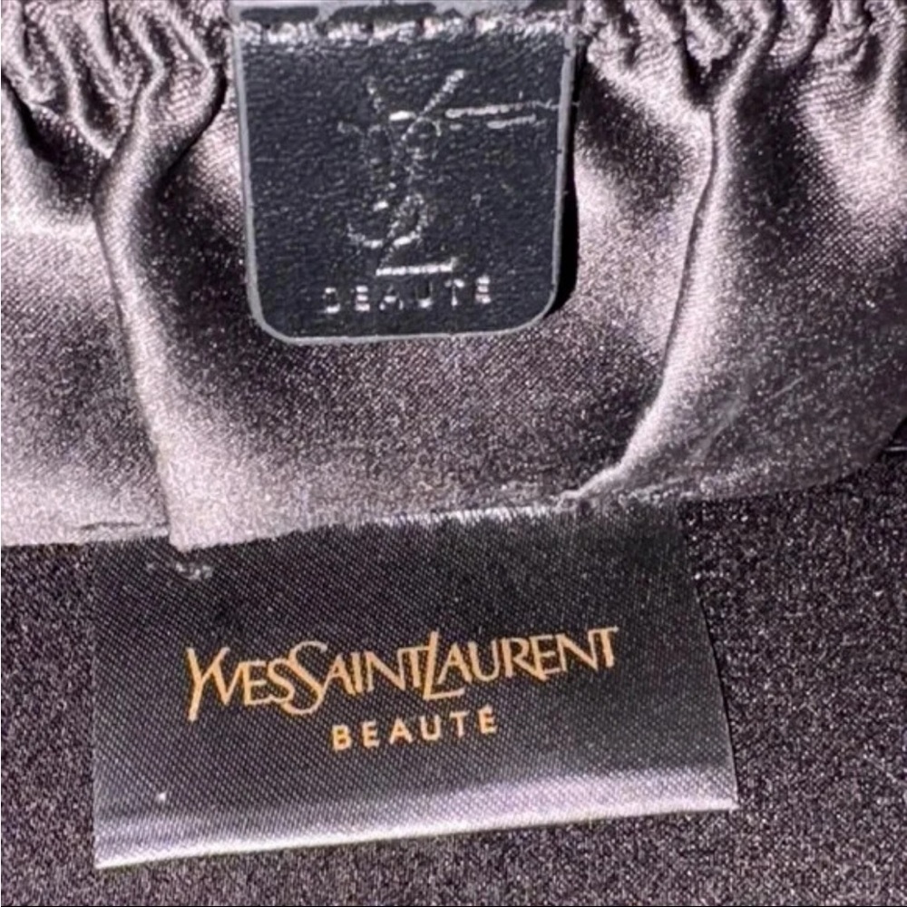 🎁 YSL GWP NOVELTY Black & Gold hard ware Quilted Vanity Crossbody Bag (BEAUTE) - Picture 6 of 11